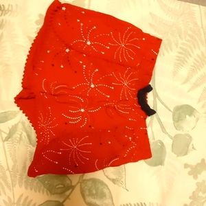 Girl's Fireworks 4th of July kids Shorts